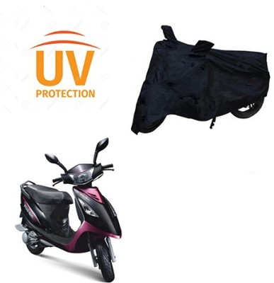 Atulit enterprises Two Wheeler Cover for TVS(Scooty Streak, Black)