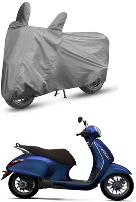 HYBRIDS COLLECTION Two Wheeler Cover for Bajaj(Chetak, Grey)