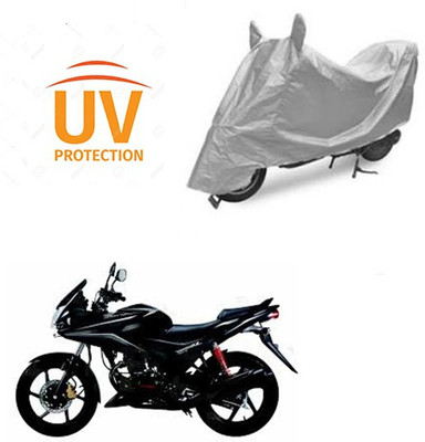 saanvi Two Wheeler Cover for Honda(CBF Stunner, Silver)