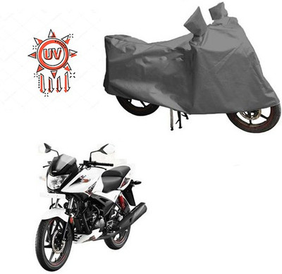 RPSENTTERPR Waterproof Two Wheeler Cover for Hero(Ignitor, Grey)