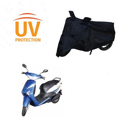 saanvi Two Wheeler Cover for Indus(Yo Xplor, Black)