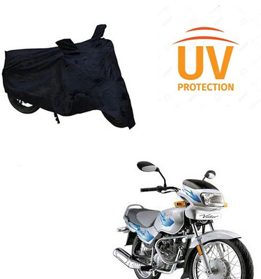 Atulit enterprises Two Wheeler Cover for TVS(Victor GLX, Black)