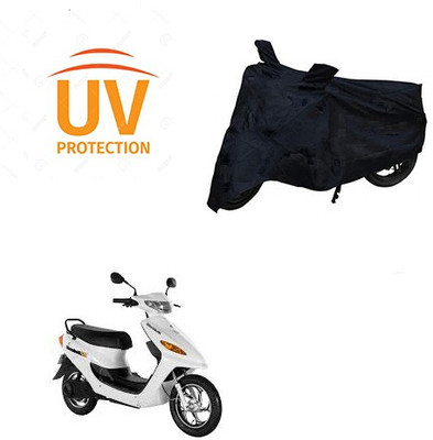 Feel heaven Two Wheeler Cover for Indus(Yo Electron, Black)