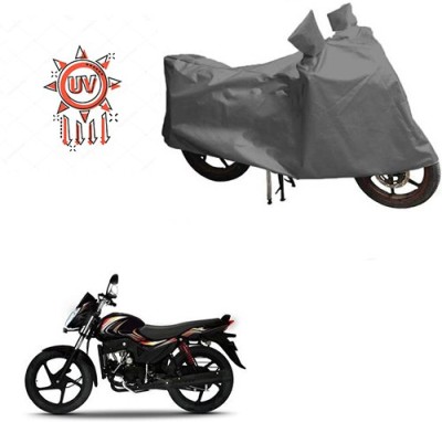 THE REAL ARV Waterproof Two Wheeler Cover for Mahindra(Pantero, Grey)