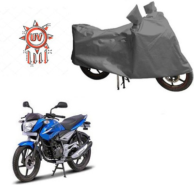 HYBRIDS COLLECTION Waterproof Two Wheeler Cover for Bajaj(XCD 125cc, Grey)