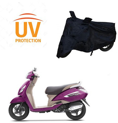 Feel heaven Two Wheeler Cover for TVS(Jupiter, Black)