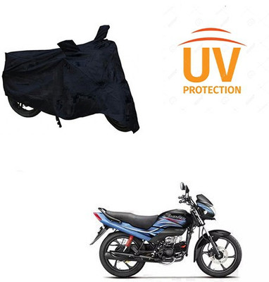 MMSSTAR Waterproof Two Wheeler Cover for Hero(Passion Plus, Black)