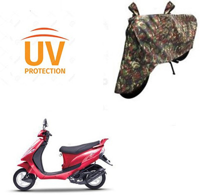 HYBRIDS COLLECTION Waterproof Two Wheeler Cover for Mahindra(Gusto, Multicolor)