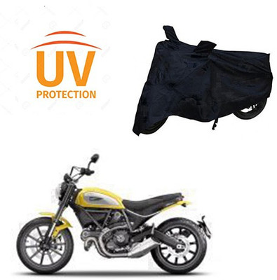 Atulit enterprises Two Wheeler Cover for Ducati(Scrambler, Black)
