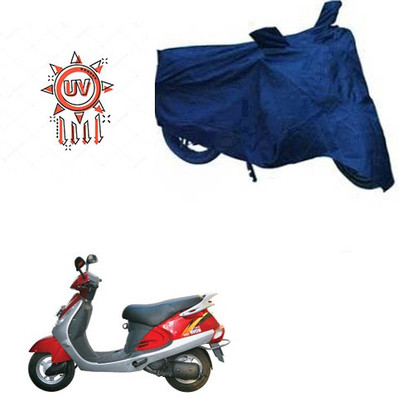 RPSENTTERPR Waterproof Two Wheeler Cover for Kinetic(Nova, Blue)