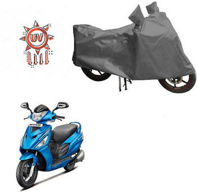 HYBRIDS COLLECTION Waterproof Two Wheeler Cover for Hero(Maestro, Grey)