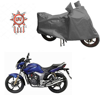 THE REAL ARV Waterproof Two Wheeler Cover for Hero(CBZ TYPE 1, Grey)