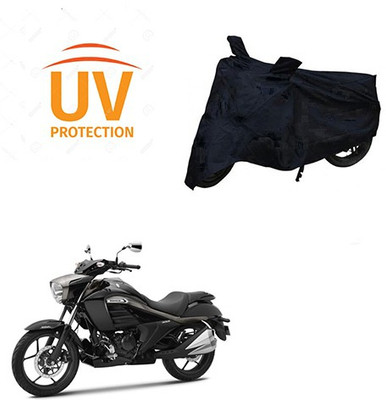 Atulit enterprises Two Wheeler Cover for Suzuki(Intruder, Black)