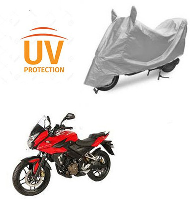 Feel heaven Two Wheeler Cover for Bajaj(Pulsar AS 150, Silver)