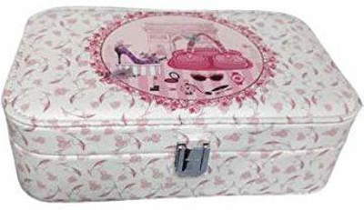 Breewell Small Travel Jewellery Box Mini Organizer Portable Display Storage Girl's Case organizing jewellery Vanity Box(Multicolor)
