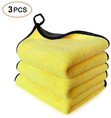 Jiyatech Microfiber Vehicle Washing  Duster(Pack Of 3, 440 GSM)