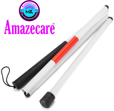 AMAZECARE Foldable Walking Stick Height Adjustment Walking Stick For Old Men & Women Walking Stick