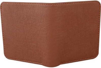 Shiv Men Tan Artificial Leather Wallet(5 Card Slots)