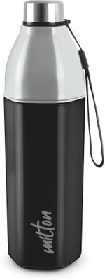 MILTON 465 ml PET Bottle(Pack of 1, Black, Silver)