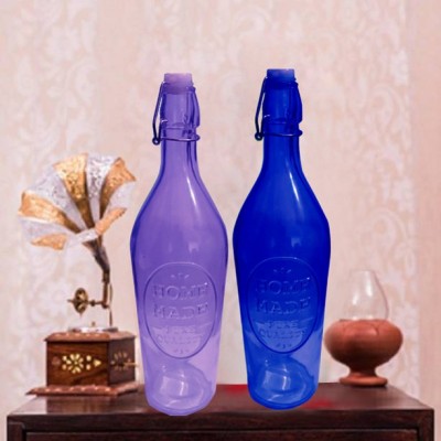 NOGAIYA ASHC19 1000 ml Bottle(Pack of 2, Purple, Glass)