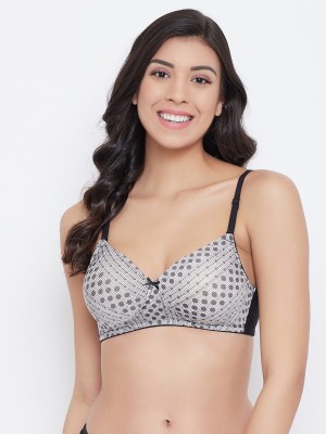 Clovia Women T-Shirt Lightly Padded Bra(Grey)