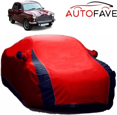 AutoFave Car Cover For HM Ambassador 2.0D (With Mirror Pockets)(Red)