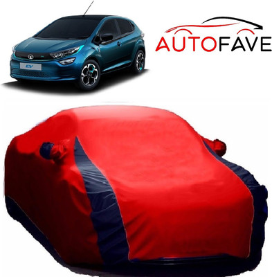 AutoFave Car Cover For Tata Altroz EV (With Mirror Pockets)(Red)