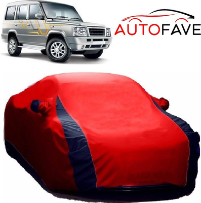AutoFave Car Cover For Tata Sumo Victa (With Mirror Pockets)(Red)
