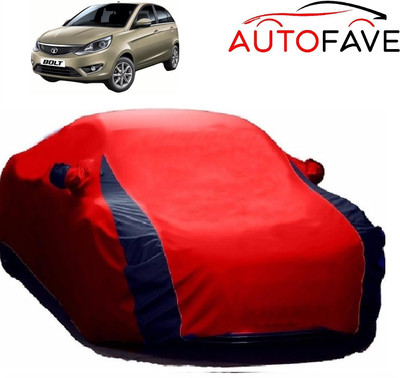 AutoFave Car Cover For Tata Bolt (With Mirror Pockets)(Red)