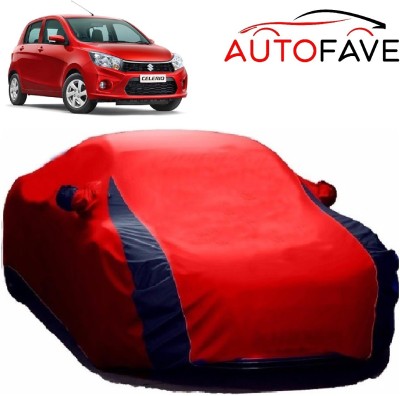 AutoFave Car Cover For Maruti Suzuki Celerio (With Mirror Pockets)(Red)