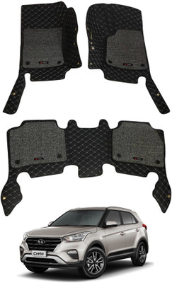 GoMechanic Leatherite 7D Mat For  Hyundai Creta(Black)