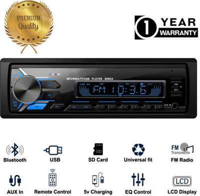 JBRIDERZ JB-2112DUALUSB Pro Boom Master BLUETOOTH/USB/SD/AUX/FM/MP3 with Phone caller ID Receiver Universal Car Stereo Car Stereo(Single Din)