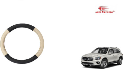 Auto Oprema Steering Cover For Mercedes Benz Universal For Car(Black, Beige, Leatherite)