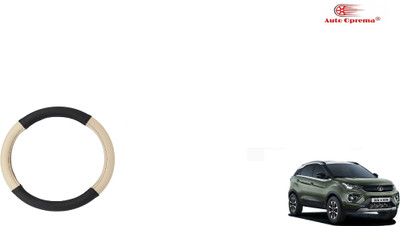 Auto Oprema Steering Cover For Tata Universal For Car(Black, Beige, Leatherite)
