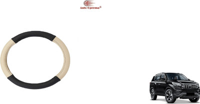 Auto Oprema Steering Cover For Mahindra Universal For Car(Black, Beige, Leatherite)