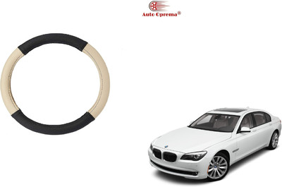 Auto Oprema Steering Cover For BMW Universal For Car(Black, Beige, Leatherite)