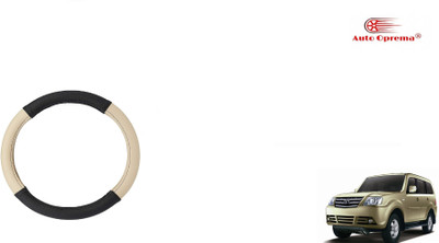 Auto Oprema Steering Cover For Universal For Car Grand Dicor(Black, Beige, Leatherite)