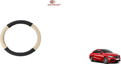 Auto Oprema Steering Cover For Mercedes Benz Universal For Car(Black, Beige, Leatherite)