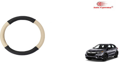 Auto Oprema Steering Cover For Honda Universal For Car(Black, Beige, Leatherite)