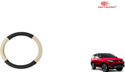 Auto Oprema Steering Cover For Toyota Universal For Car(Black, Beige, Leatherite)