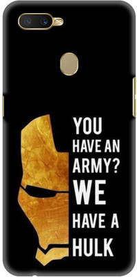 NDCOM Back Cover for OPPO A7 You Have A Army We Have A Hulk Printed(Multicolor, Hard Case, Pack of: 1)