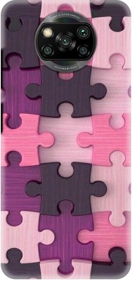 NDCOM Back Cover for POCO X3 PRO Puzzle Wallpaper Printed(Multicolor, Hard Case, Pack of: 1)