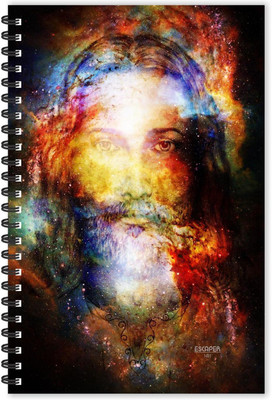 ESCAPER Jesus Christ Diary (Ruled - A5 Size - 8, Christian Diary, Religious Diary, Devotional Notepad A5 Diary Ruled 160 Pages(Multicolor)