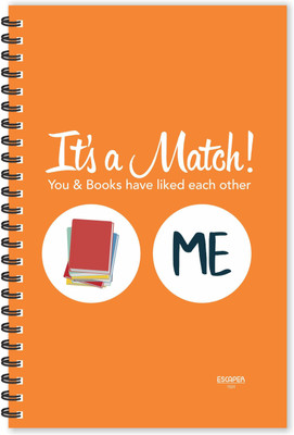 ESCAPER Its a Match !! Quotes Diary (Ruled - A5 Size - 8.5 x 5.5 inches), Slogan Diary, Quotes on Diary, Funny Quotes Notepad A5 Diary Ruled 160 Pages(Multicolor)