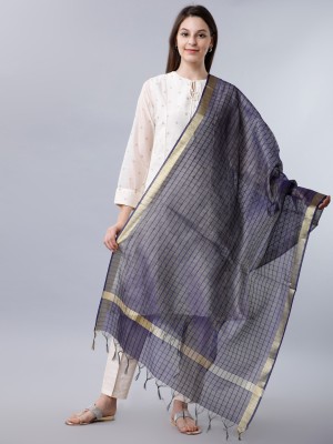 Vishudh Cotton Blend Self Design Women Dupatta