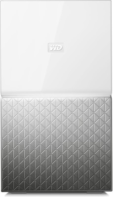 WD My Cloud Home 12 TB External Hard Disk Drive (HDD) with  4 TB  Cloud Storage(White, Silver)