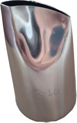 SHOAIB R-18 NOOR ICING NOZZLE Stainless Steel Quick Flower Icing Nozzle(Silver Pack of 1)