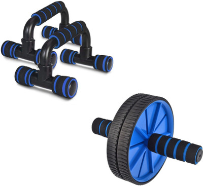 LIVOX SUPER QUALITY HOME WORK OUT Product AB ROLLER WITH PUSH UP BAR Fitness Accessory Kit Kit