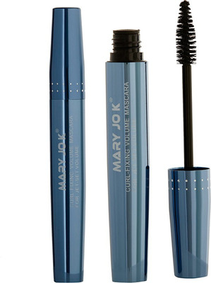 MARY JO K Curl Fixing Volume Mascara For Jet Set Volume (Jet Black) 7 ml(Jet Black)
