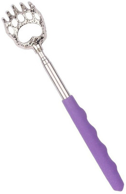 AlexVyan Extendable Extendable Back Scratcher Telescopi Itching Stick Back Massager, Extendable Extra Long Massage Tools,Stainless Steel Heavy Duty Curved Back Itching Scratcher with Non-Slip Handle for Men Women Kids-Itching Stick Massager(Blue)